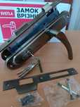 Нові замки врізні CORONA, 85mm, бронза , засув,  5ключів
