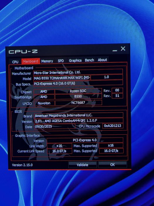 Komputer Ryzen 5600 Rx 9060xt 32Gb ddr4 1tb ssd B550