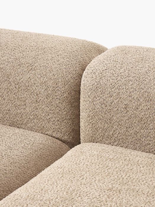 Sofa modułowa Natalie Beżowa Tedy-Boucle 3 Os. lewa/prawa (Westwing)