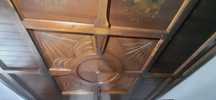 Stary piekny sufit drewniany 100letni