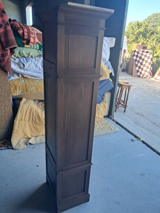 Relogio de pe em madeira vintage