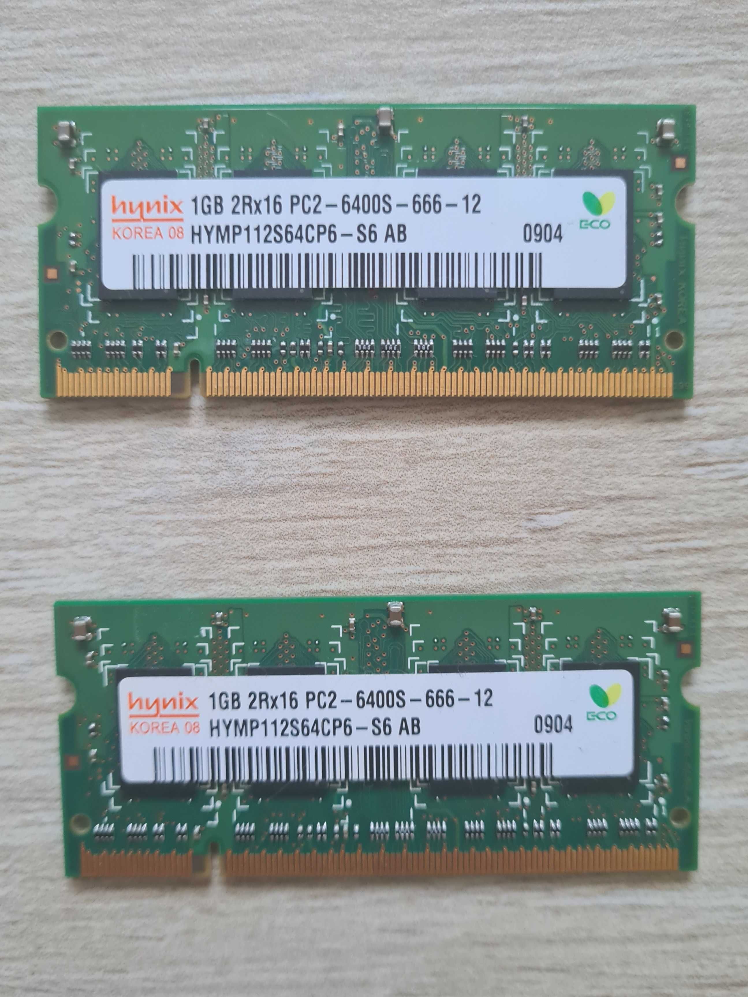 Pamięć RAM DDR2 HYNIX HYMP112S64CP6-S6 AB 2 GB 2x1gb