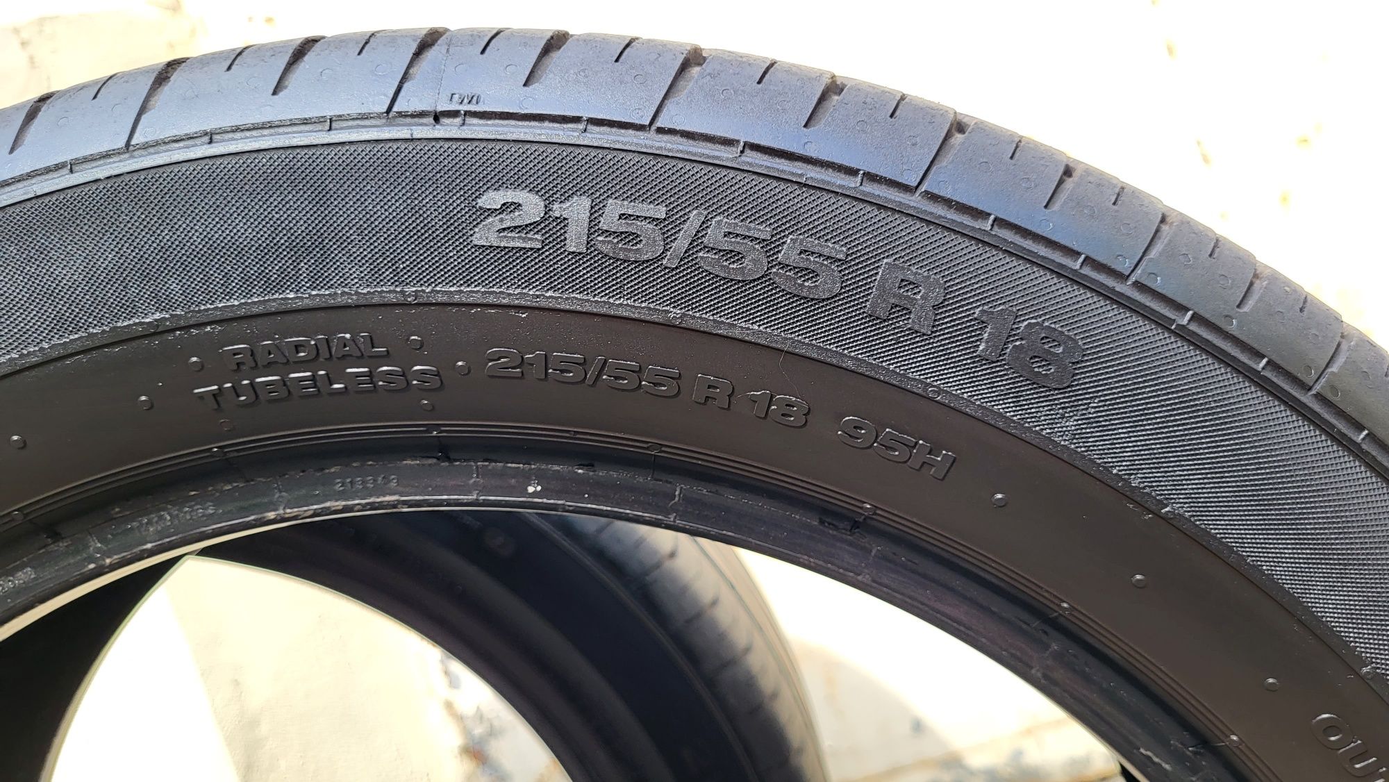 2x Opony letnie Continental ContiPremiumContact 2 215/55 r18 6.8mm