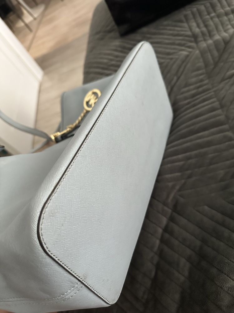 Michael KORS Carryall Tote SHOOPER BAG / saffiano pale blue z Usa