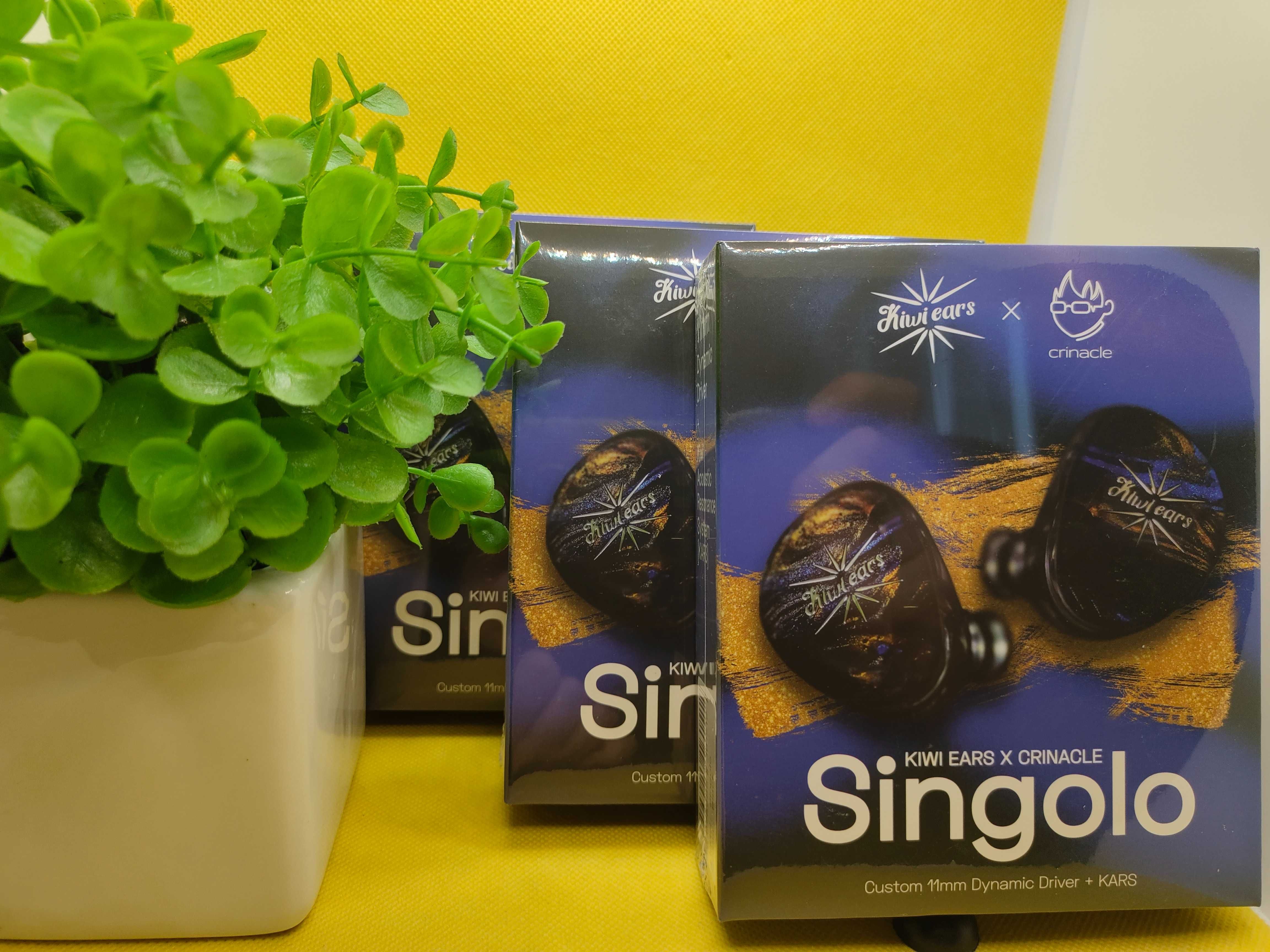 ⇒ Kiwi Ears x Crinacle: Singolo (black) - наушники с LCP, система KARS