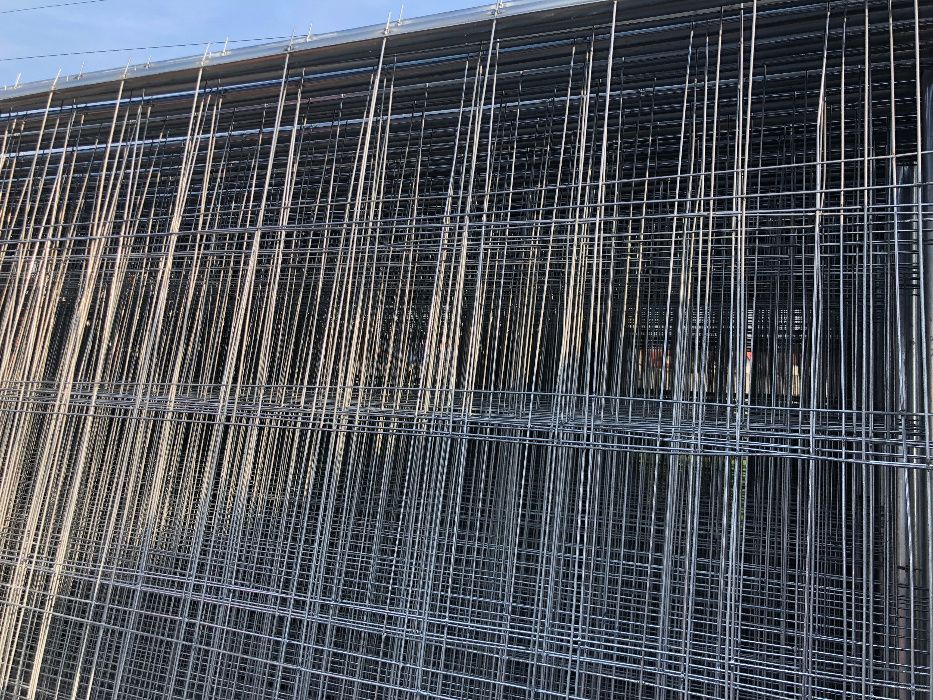 Ogrodzenie budowlane tymczasowe panel ażurowy przęsło przenośne 3,5 m