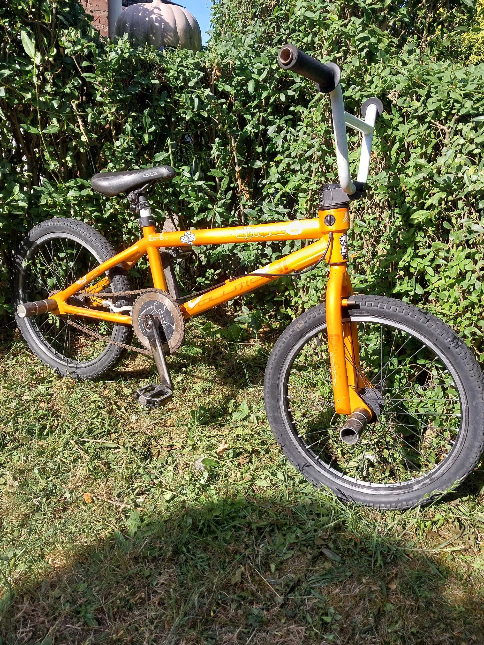 BMX pegi komplet 20 cali 20" pomarańczowy