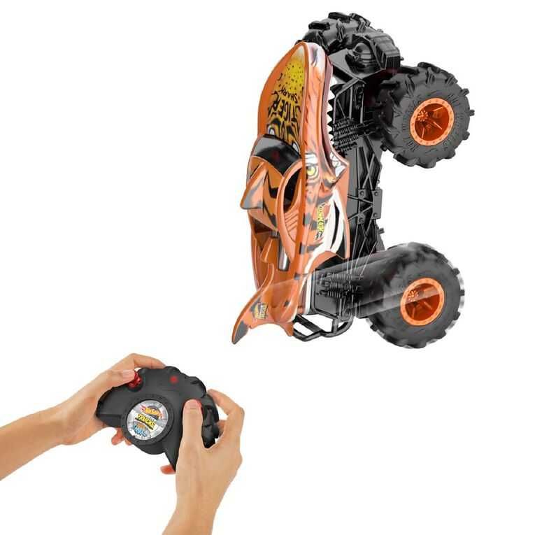 Машина Hot Wheels RC Monster Trucks 1:24 Tiger Shark HNV03 Хот Вілс