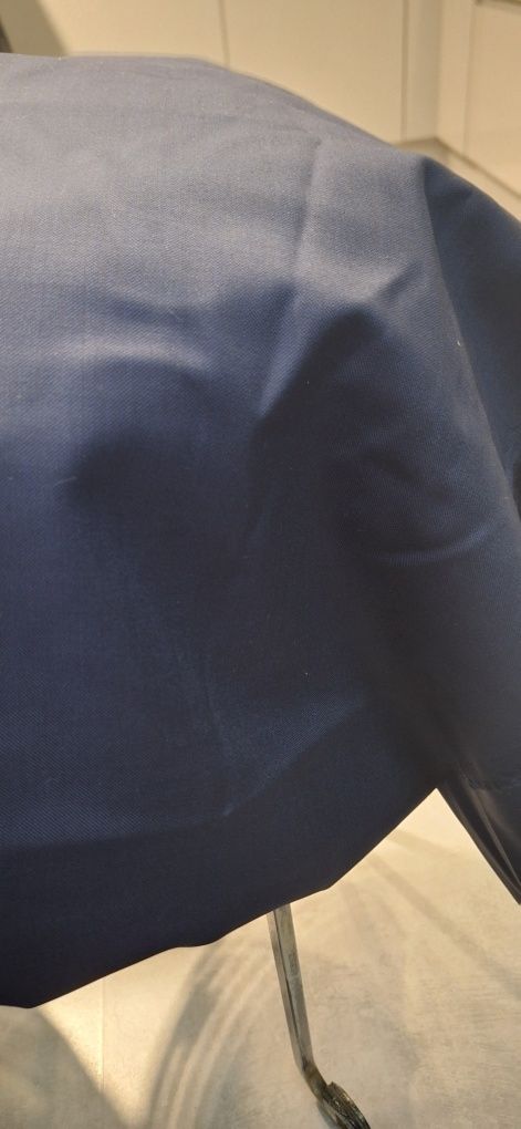 Vitale Barberis Canonico wełna włoska kupon materiał granat 3,90 m