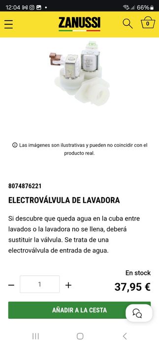 Electro válvula máquina lavar roupa
