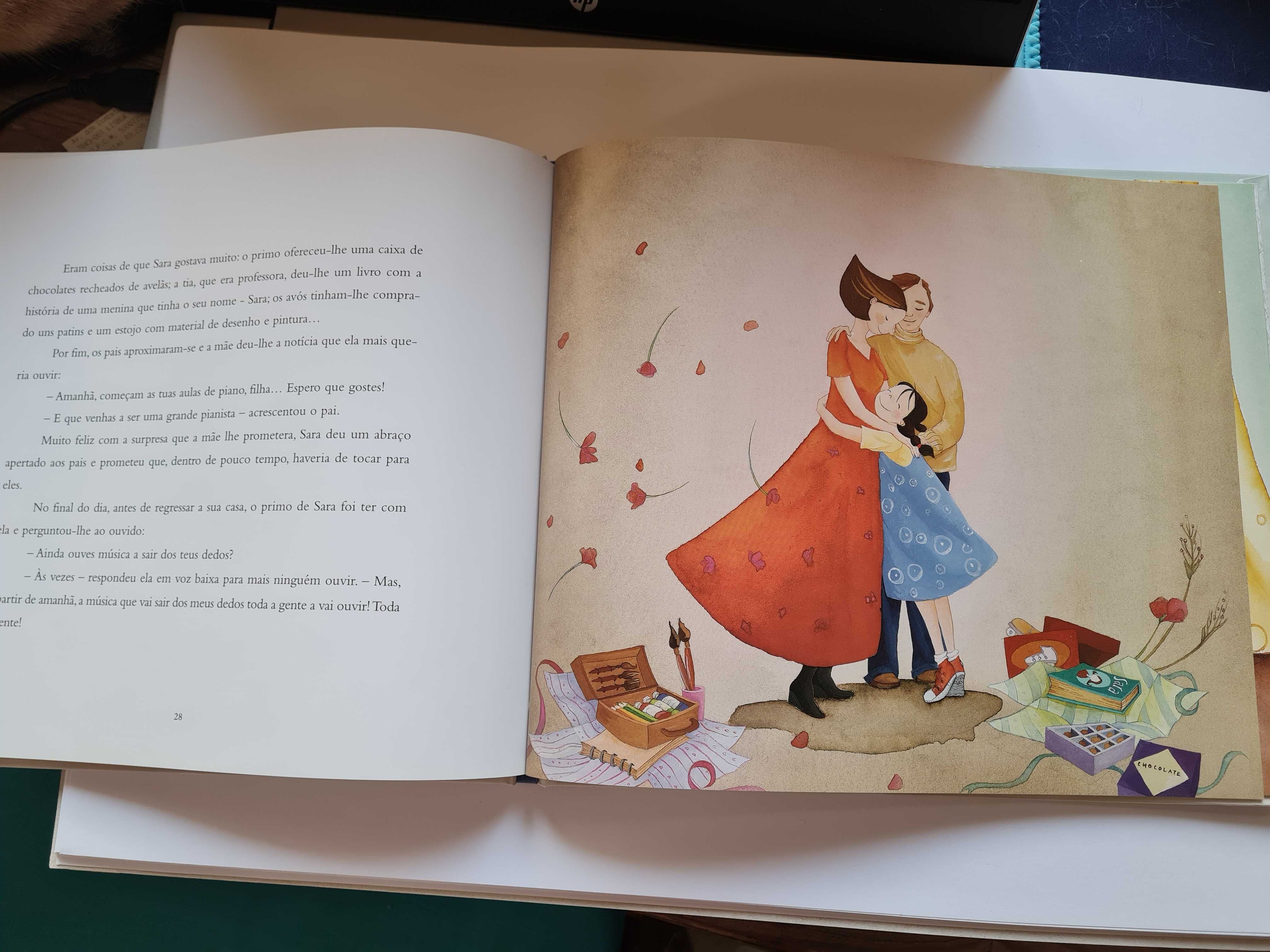 Livro Dedos com música