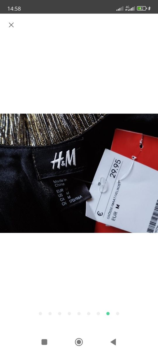 Вечернее платье новое H&M