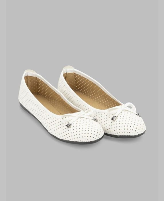 Балетки жіночі білі