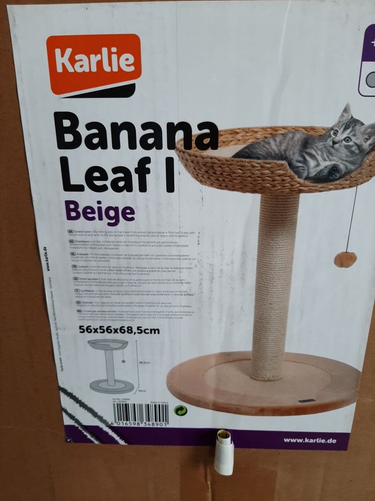 Drapak dla kota z liści bananowca