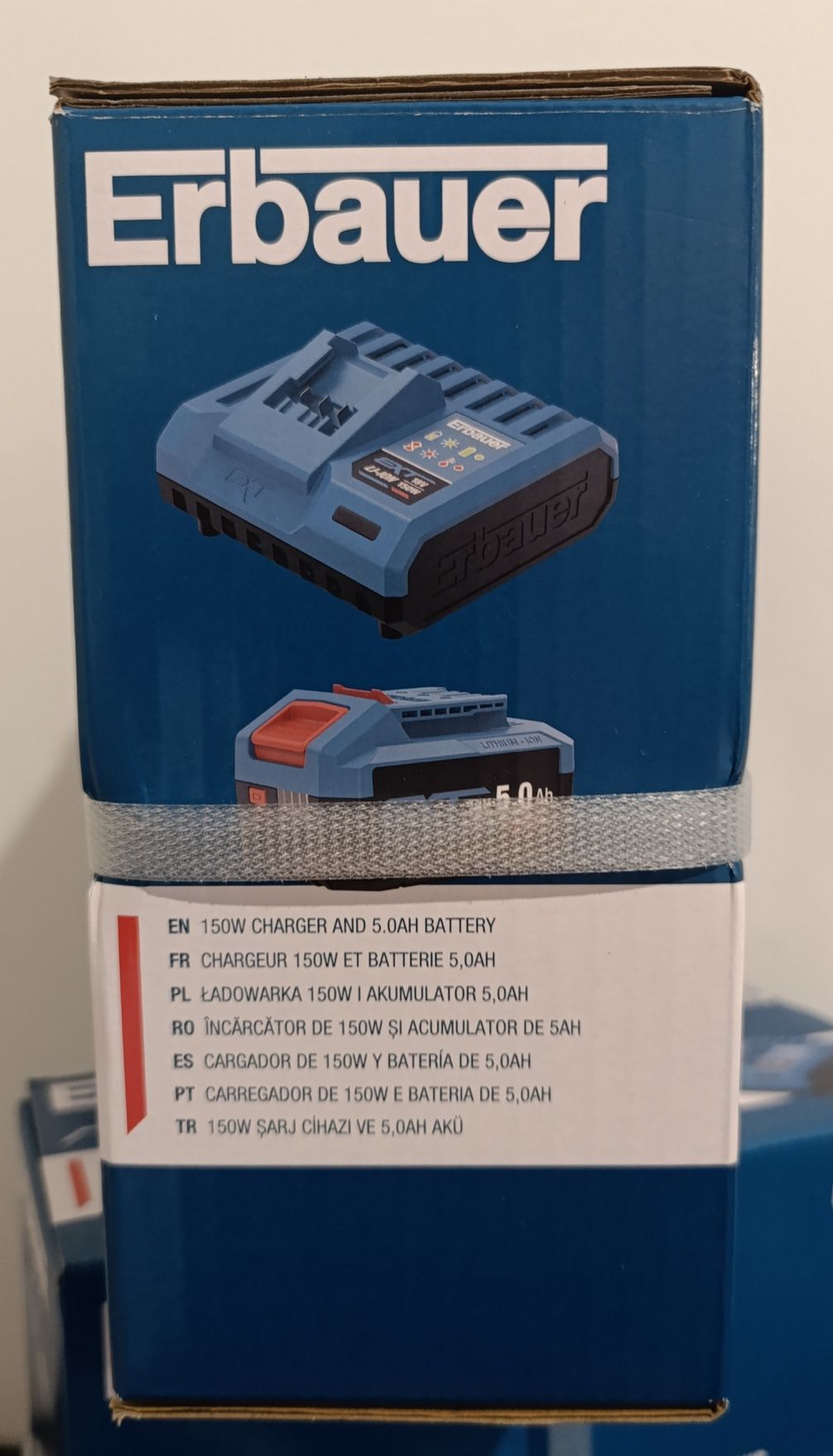 Zastaw BATETIA 5.0Ah + ŁADOWARKA  ERBAUER - nowe z Castoramy