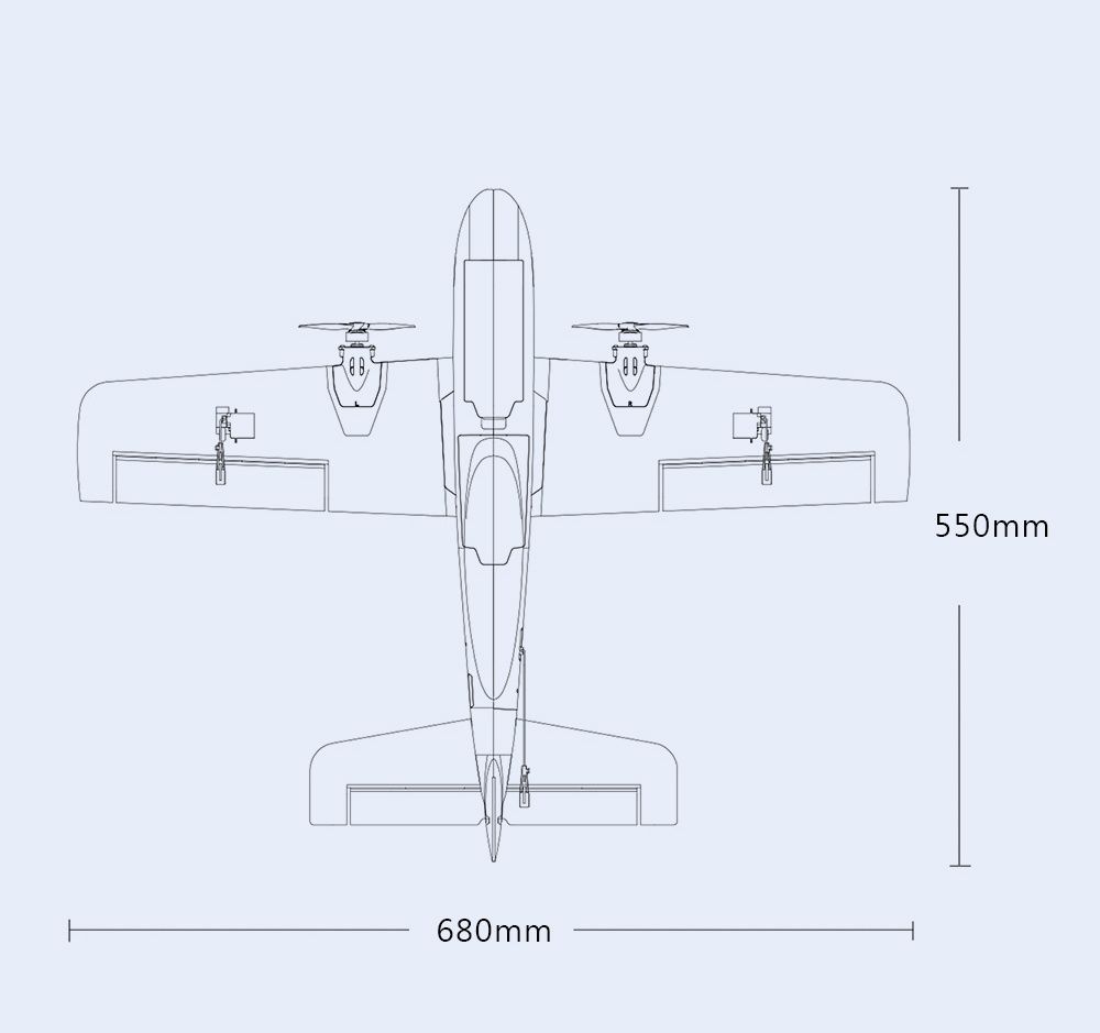 FPV літак Heewing T1 PRO, HUNTER H1 Комплект: FC ,GPS, ELRS, GEMFAN !!