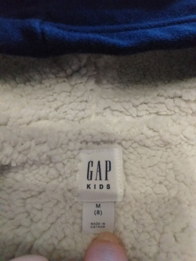 Ciepła bluza GAP M 7/8 lat z misia