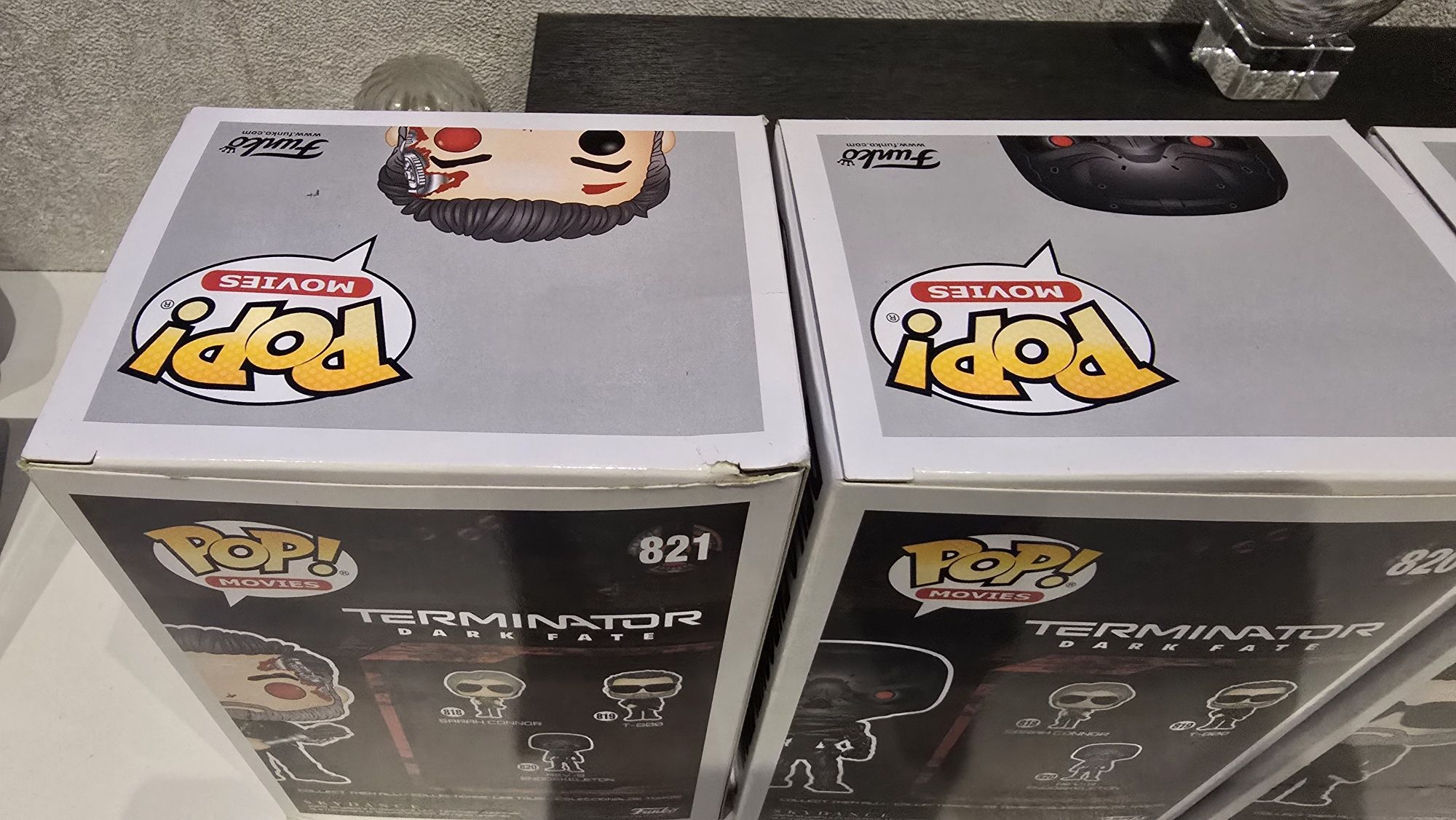 4x funko pop terminator