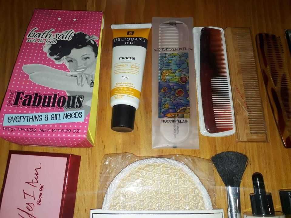Lote de produtos de beleza