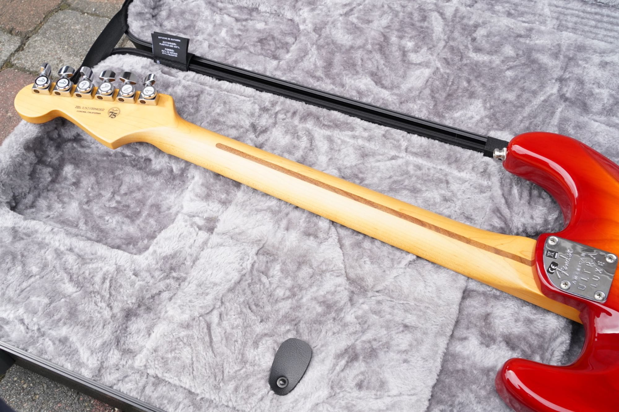 Fender American Ultra Luxe Stratocaster MN, Plasma Burst JAK NOWY