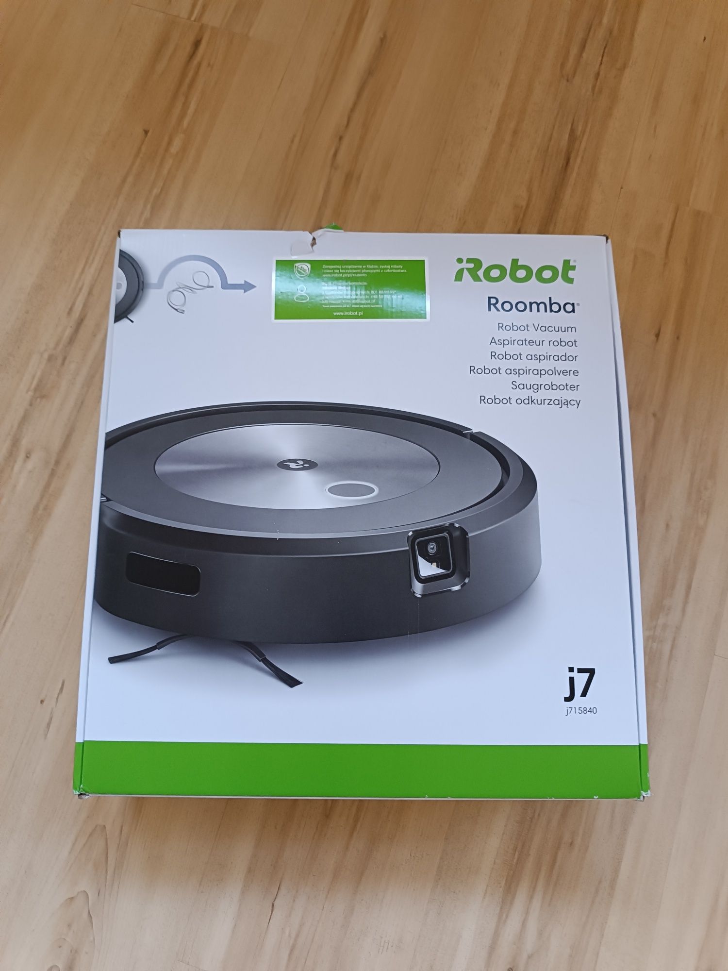 Robot sprzątający roombo