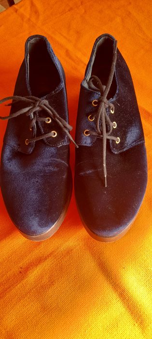 Sapatos em veludo, 40