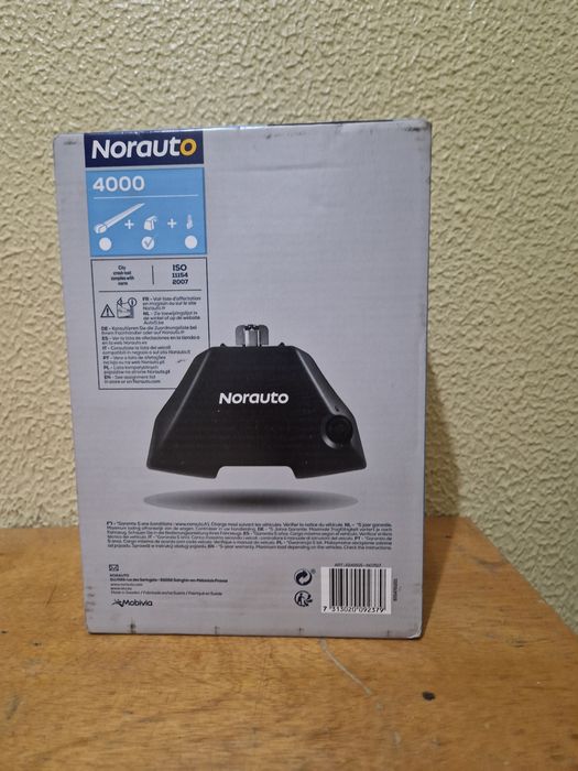 Barra Thule Square 7125 + 2 Pés de apoio tejadilho