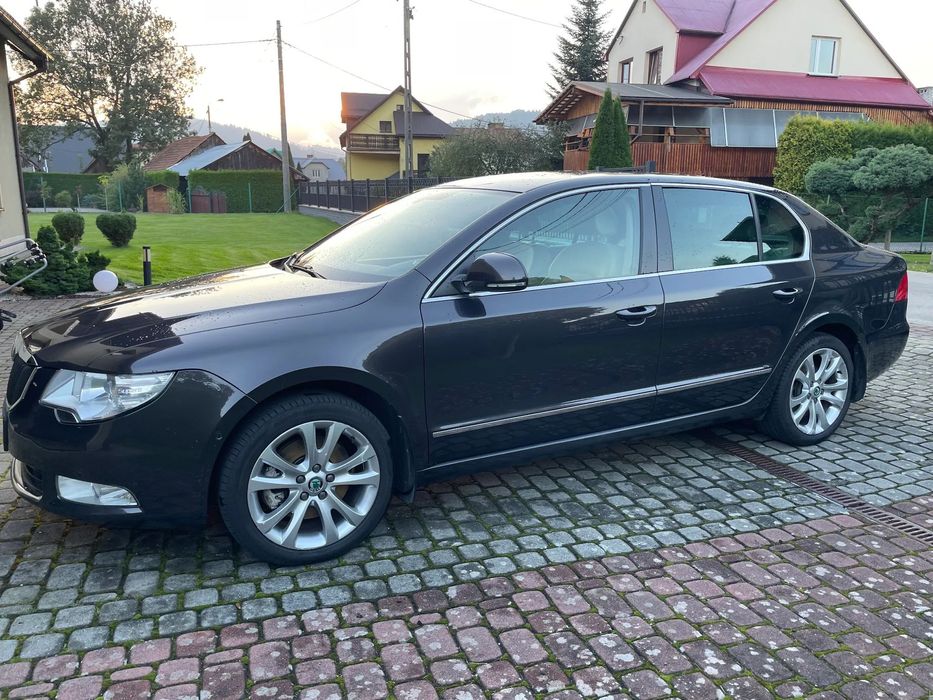 Skoda Superb Škoda Superb II 2.0 TDI 170 KM DSG – Full opcja – Skóra – Serwisowany