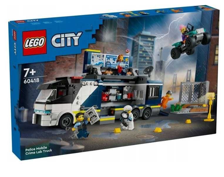 LEGO CITY 60418 Policyjna ciężarówka Z LABORATORIUM