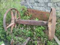 Rodeiro para carro de bois, vacas