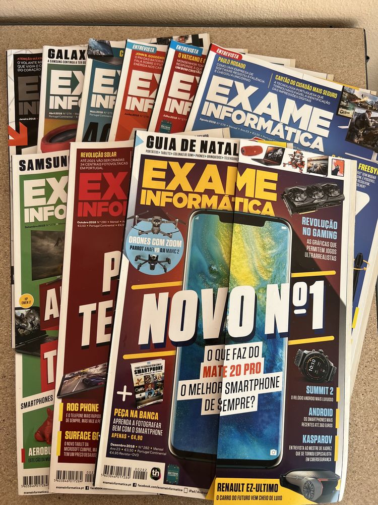 Revistas Exame Informática vários anos