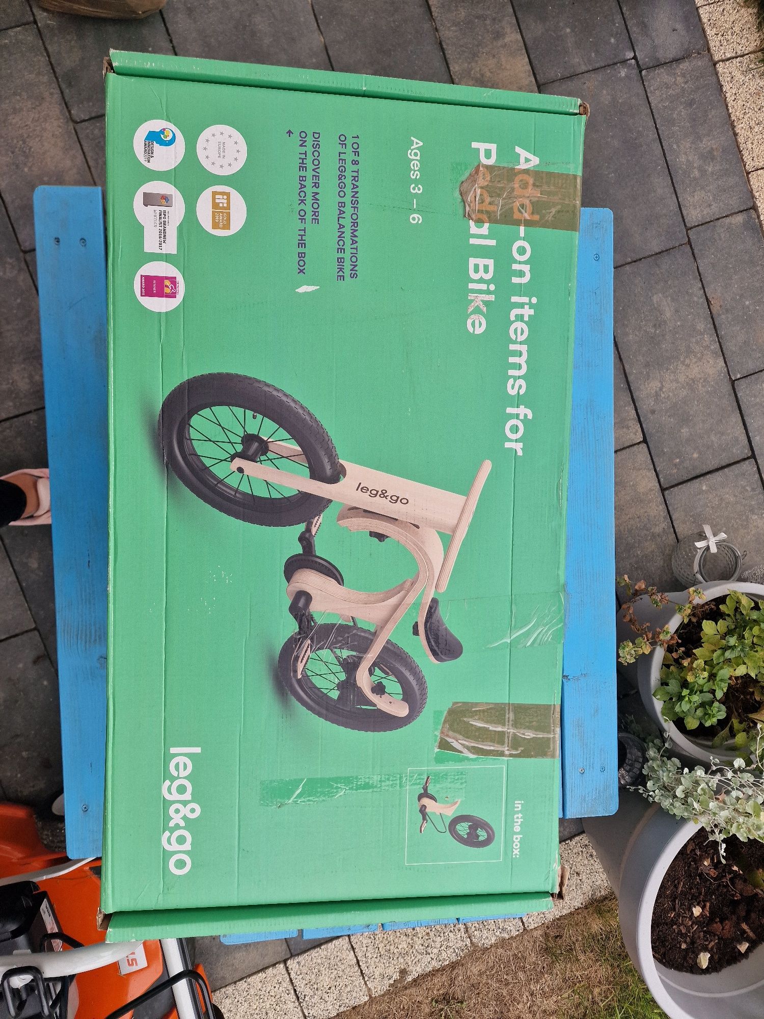 Leg&go Add-on items for pedal bike