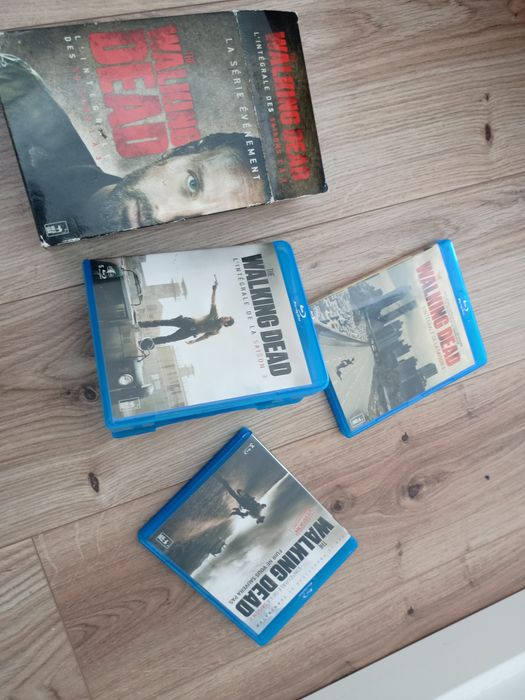 The walking dead blu-ray sessão 1 a 6 inglês/ francês