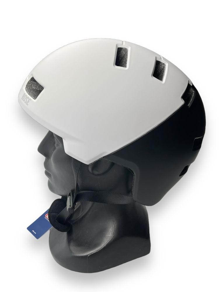 Kask rowerowy ABUS contrast M czarno biały mat white-black FV/ 061-040