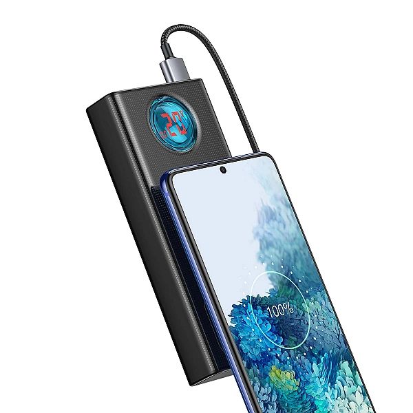 Baseus Amblight powerbank 65W 30000mAh Overseas Edition czarny (PPLG)