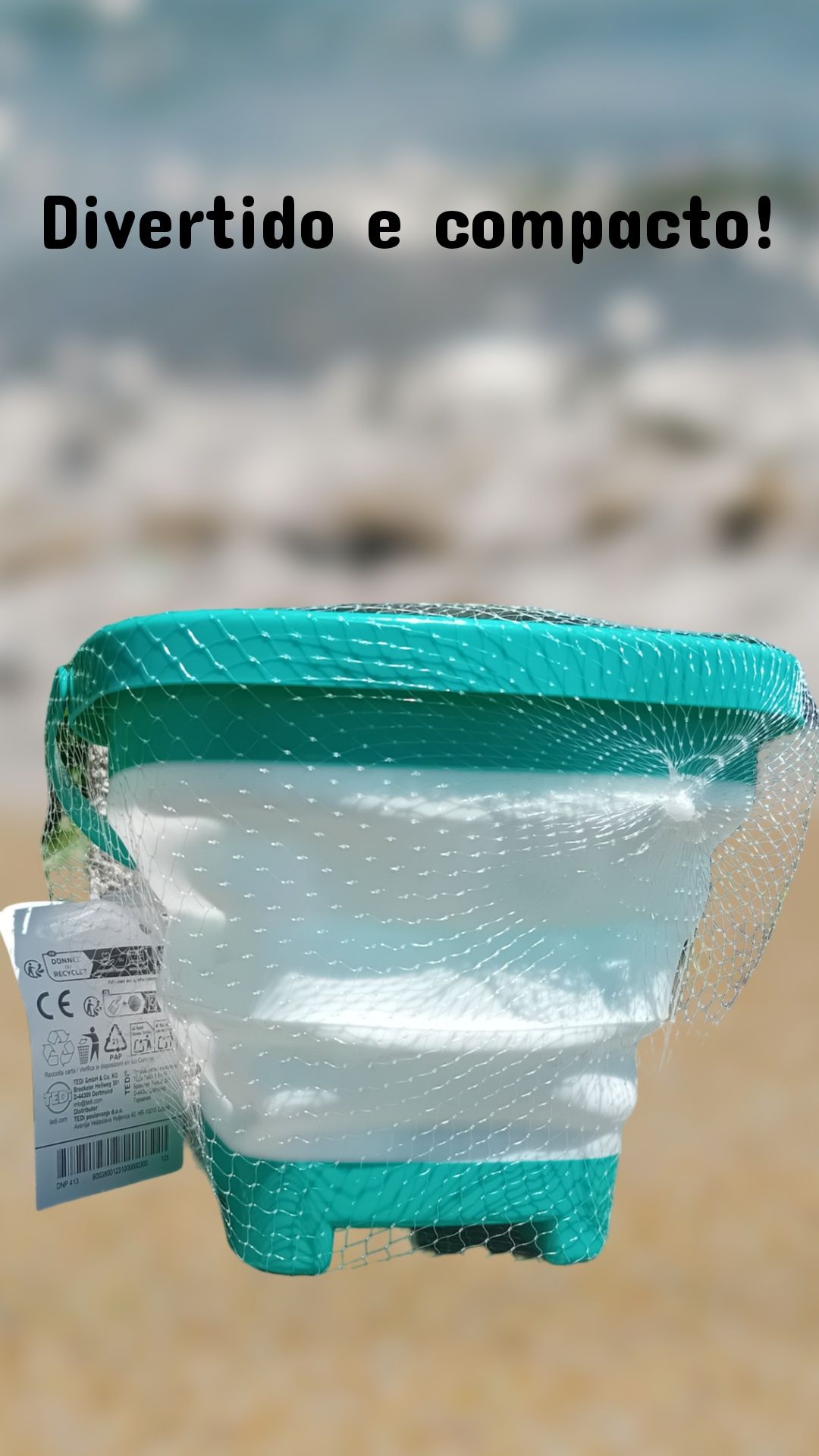 Balde de praia.    .
