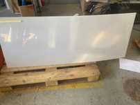 Plexi pleksi pleksa mleczna plyta wymiar 157x60  3mm stan bardzo dobry
