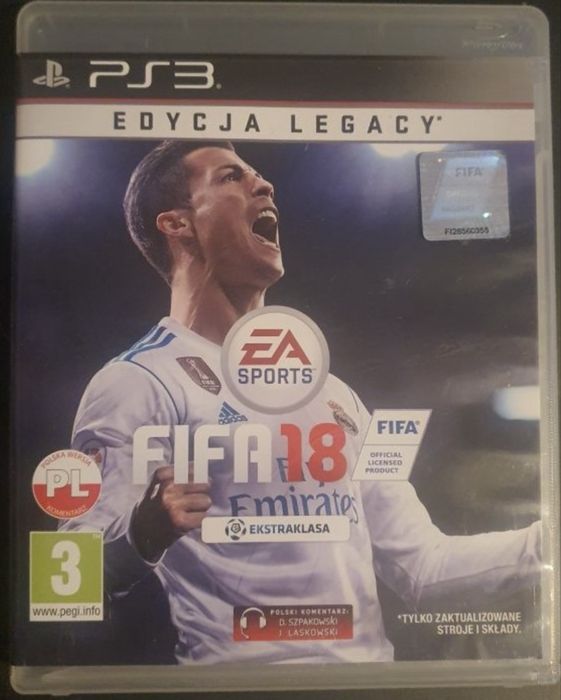 Fifa 18 ps3 PL Edycja Legacy