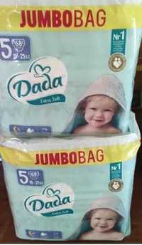 Pieluchy Dada Jumbo Bag 5  2opakowania 2x68szt