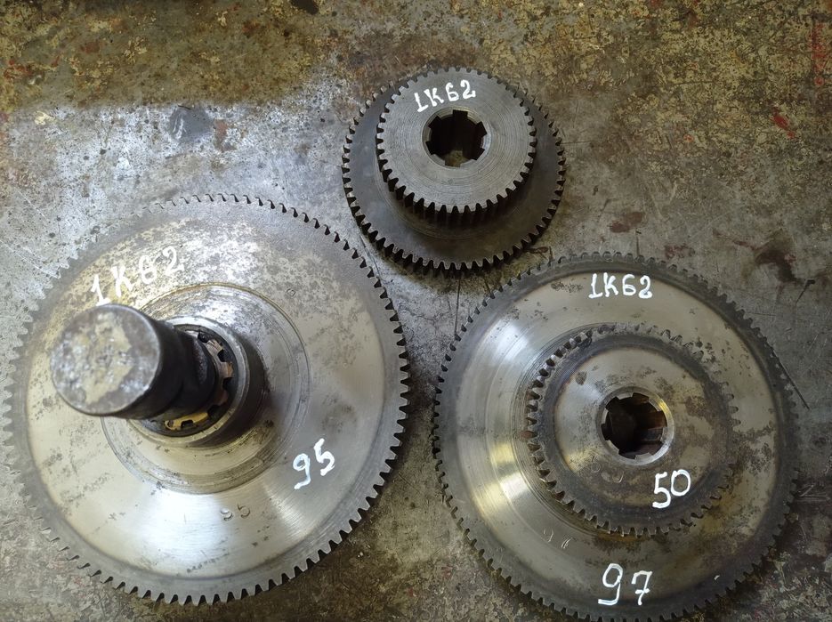 Шестерні гітари (комплекти) 16к20 та 1к62