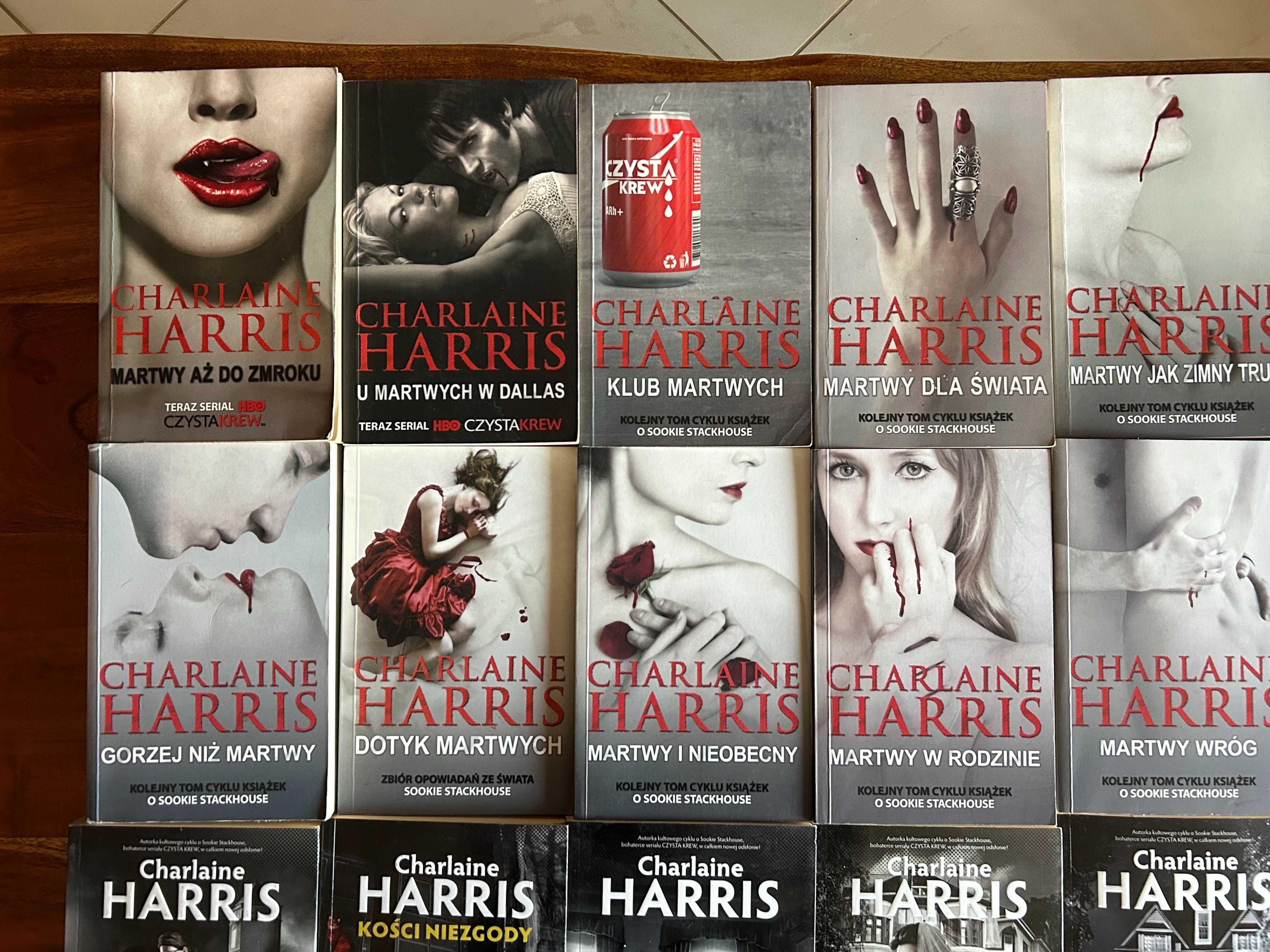 Charlaine Harris Prawdziwe morderstwa, Martwy aż do zmroku 24 książki