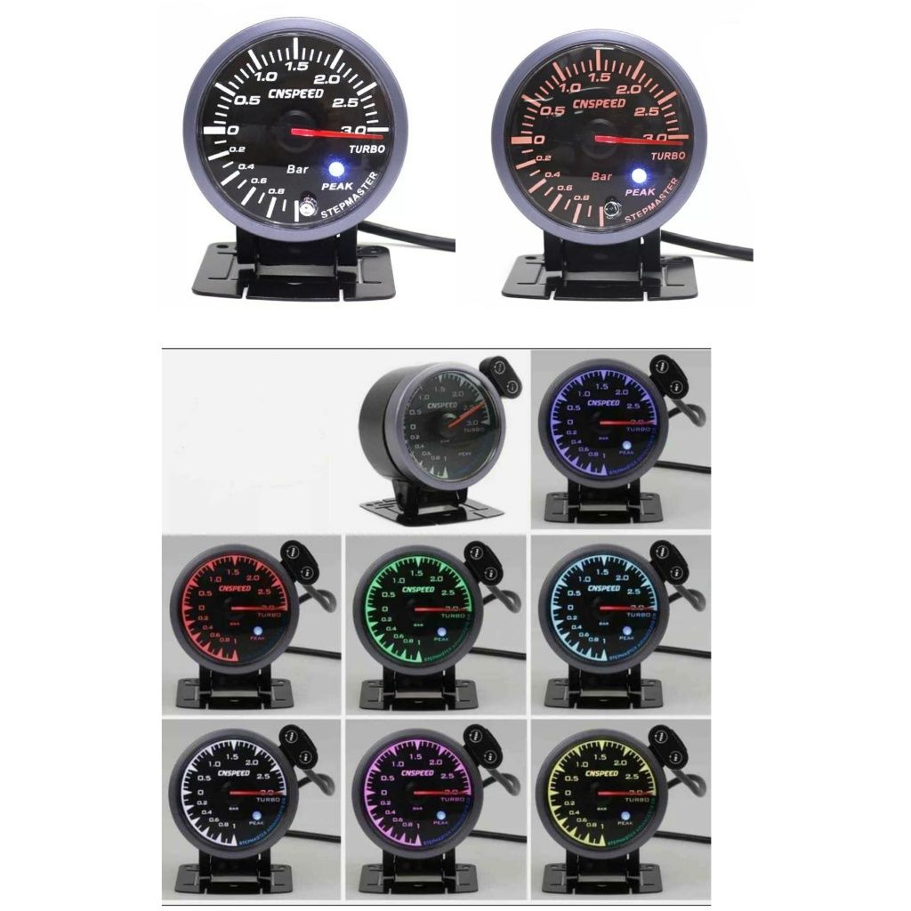 Suporte + Manometro Turbo Agua Oleo RPM EGT p/carro