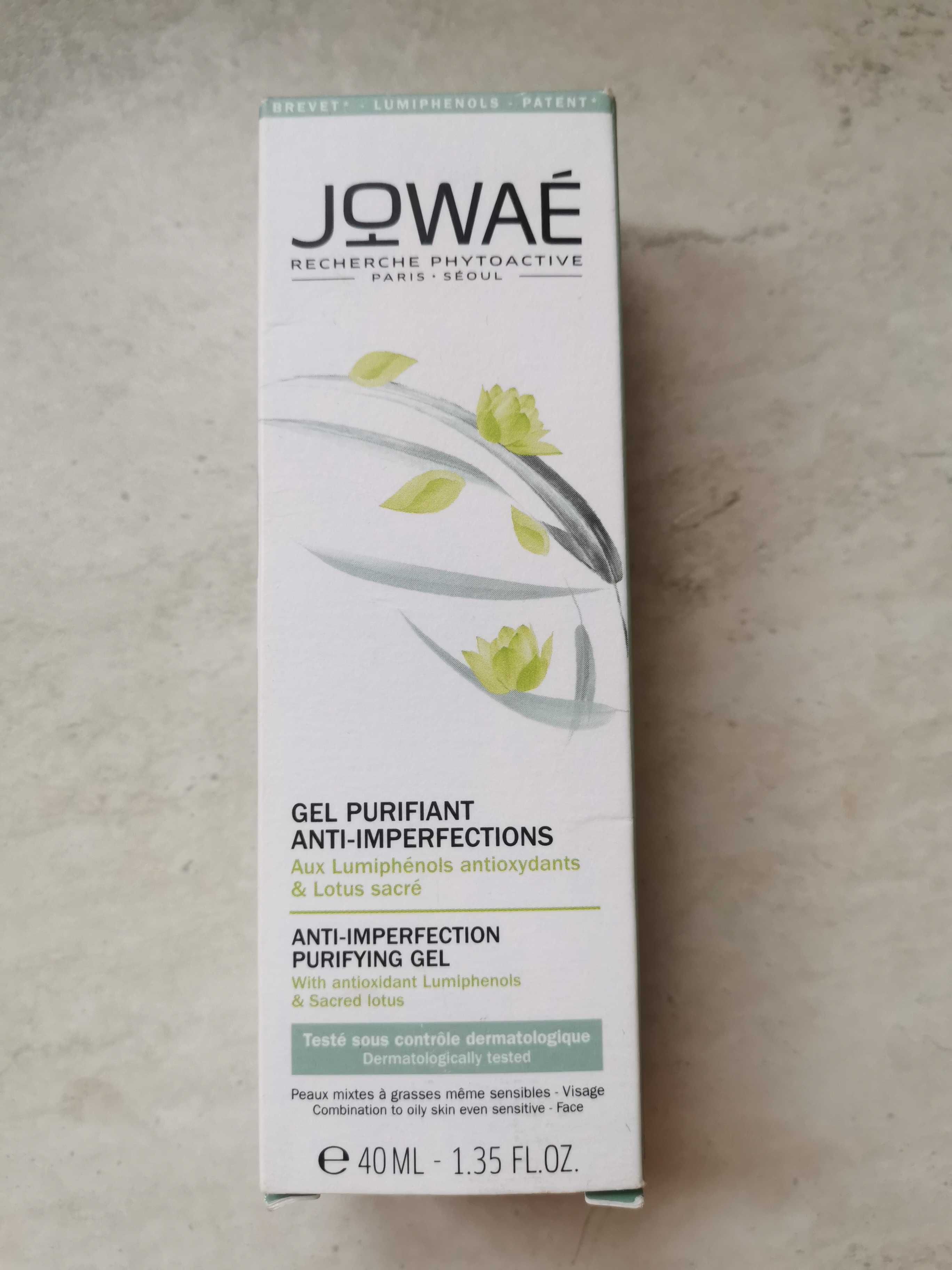 Jowae Żel przeciw niedoskonałościom 
gel purifiant anti imperfection