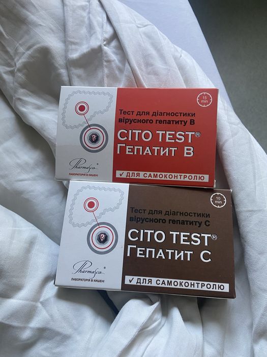 Швидкий тест на гепатит В та С