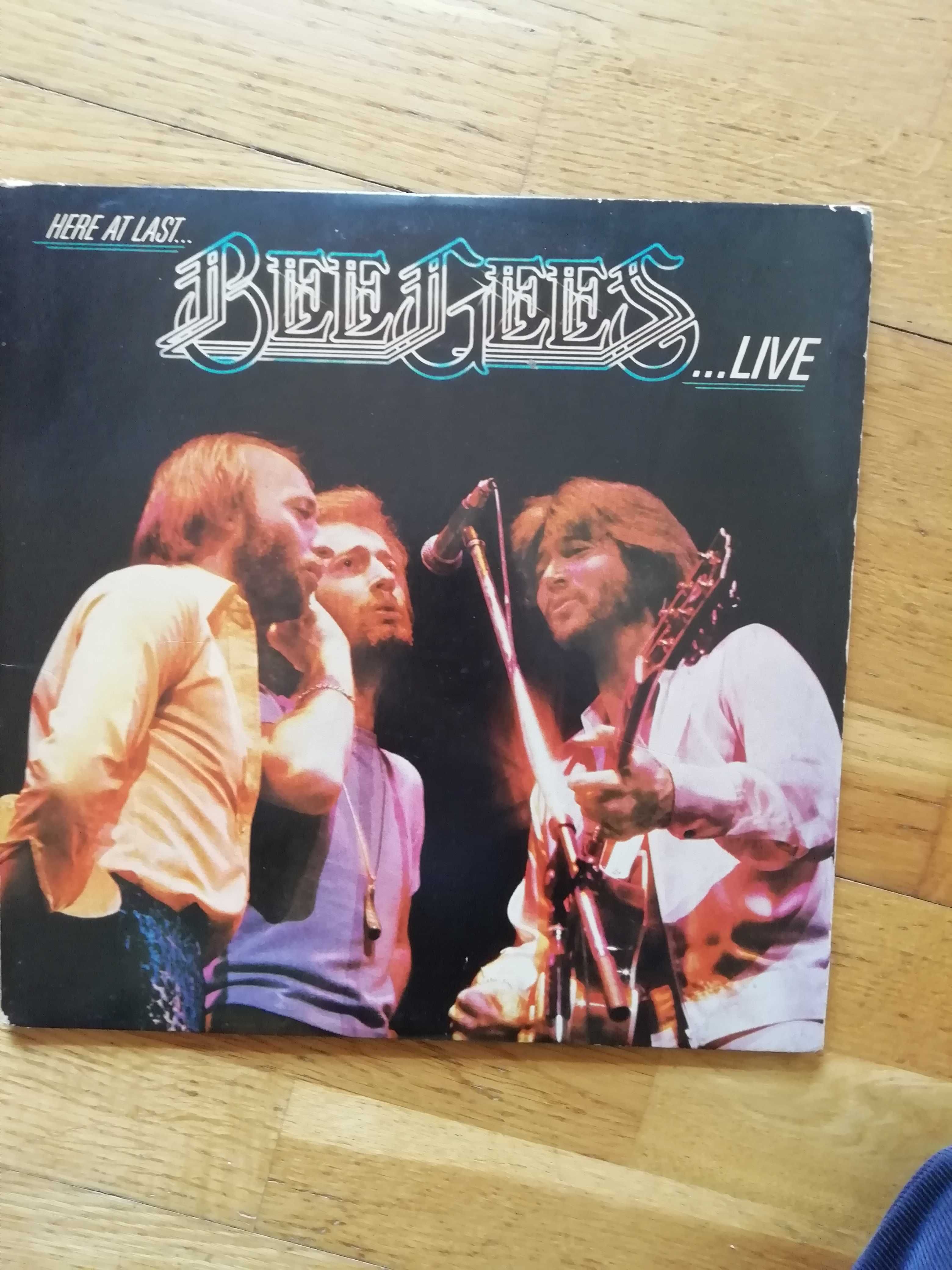 Bee Gees live here at last disco vinil lp duplo