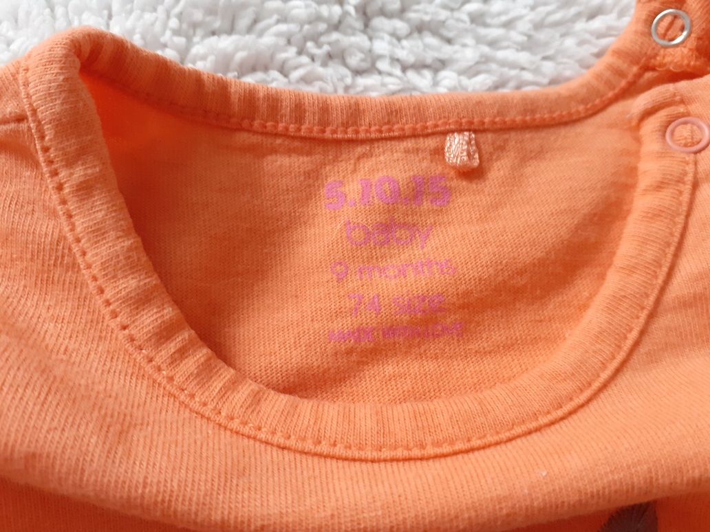 Pomarańczowa bluzka dla dziewczynki