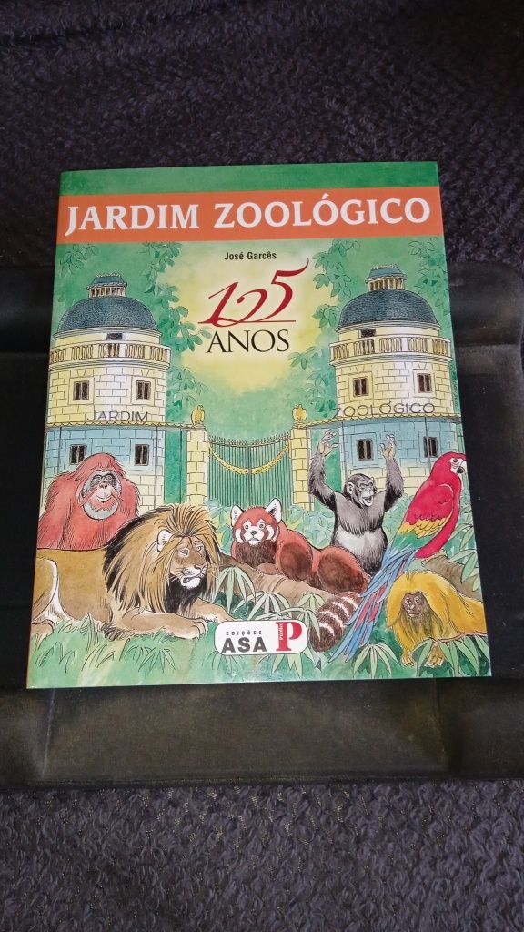 (Livro/Banda Desenhada) Jardim Zoológico 125 Anos - Espécies em Vias d