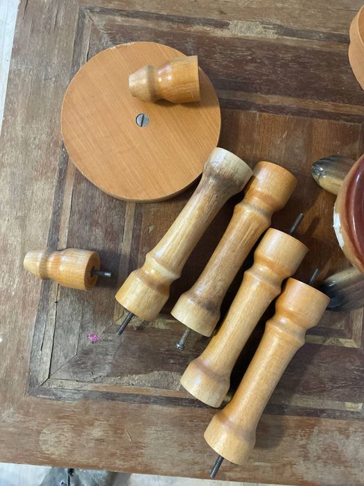 Елементи деревʼяні Точені ручки циліндричні