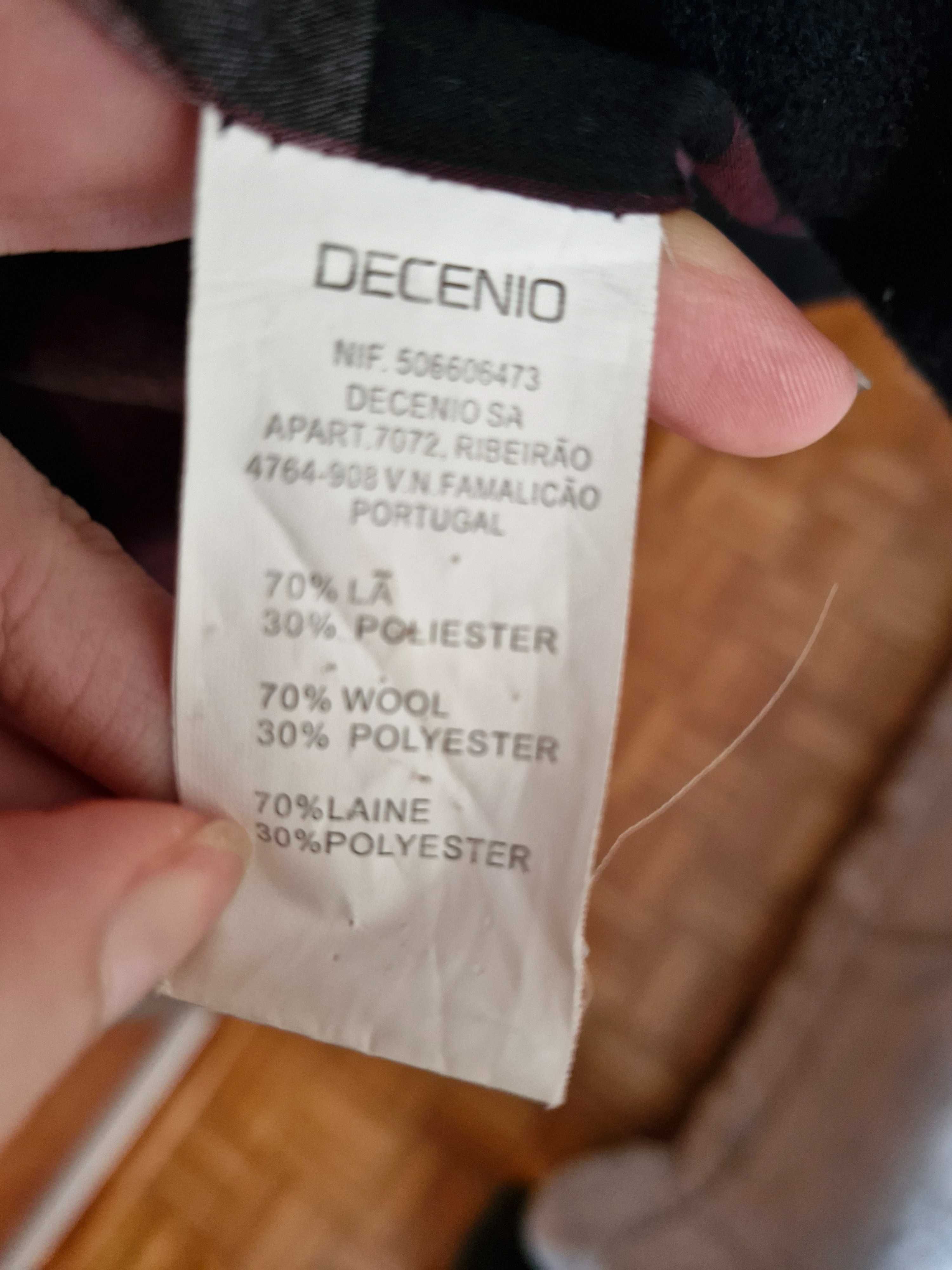 Casaco canadiana mulher Decenio M azul marinho