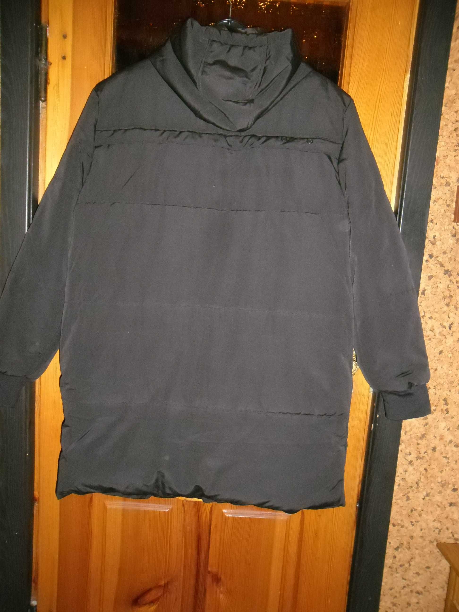duża nowa parka zimowa męska w klatce 132cm